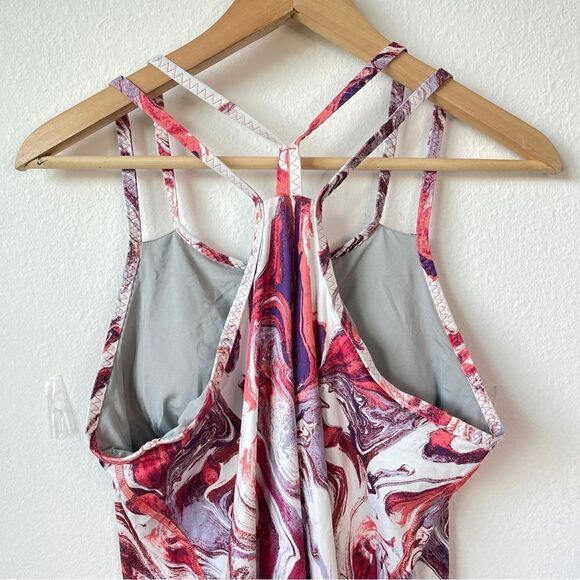 Patagonia swirl tie dye latticeback tank Sz M - Picture 4 of 6